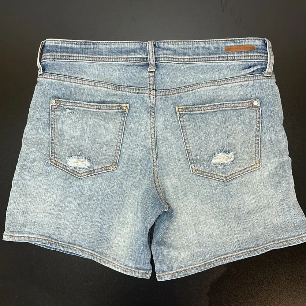 Pilcro and the Letterpress Hyphen Distressed Denim Shorts 28‎ Stretch Comfy